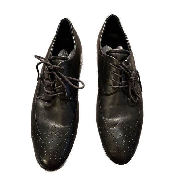 Ecco | Shoes | Mens Ecco Black Pebble Leather Wingtip  display picture 2